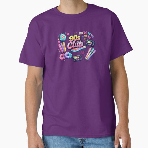 90s Club Shirt – Retro 1990s Nostalgia Tee | Vintage Throwback Aesthetic for 90s Kids by MEMORY-LN-Tees