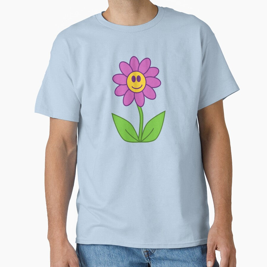 Cute Little Purple Flower Cartoon Flower by chrisrivait