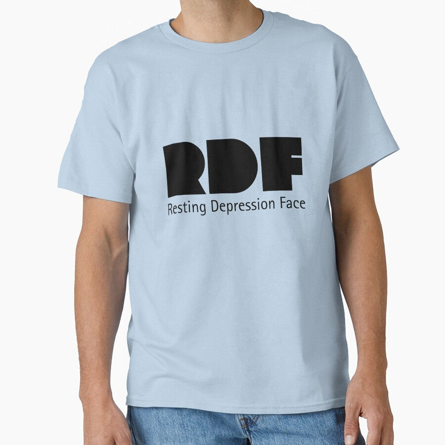 Resting Depression Face | Funny & Relatable Mental Health Humor by Vibe Collective Apparel