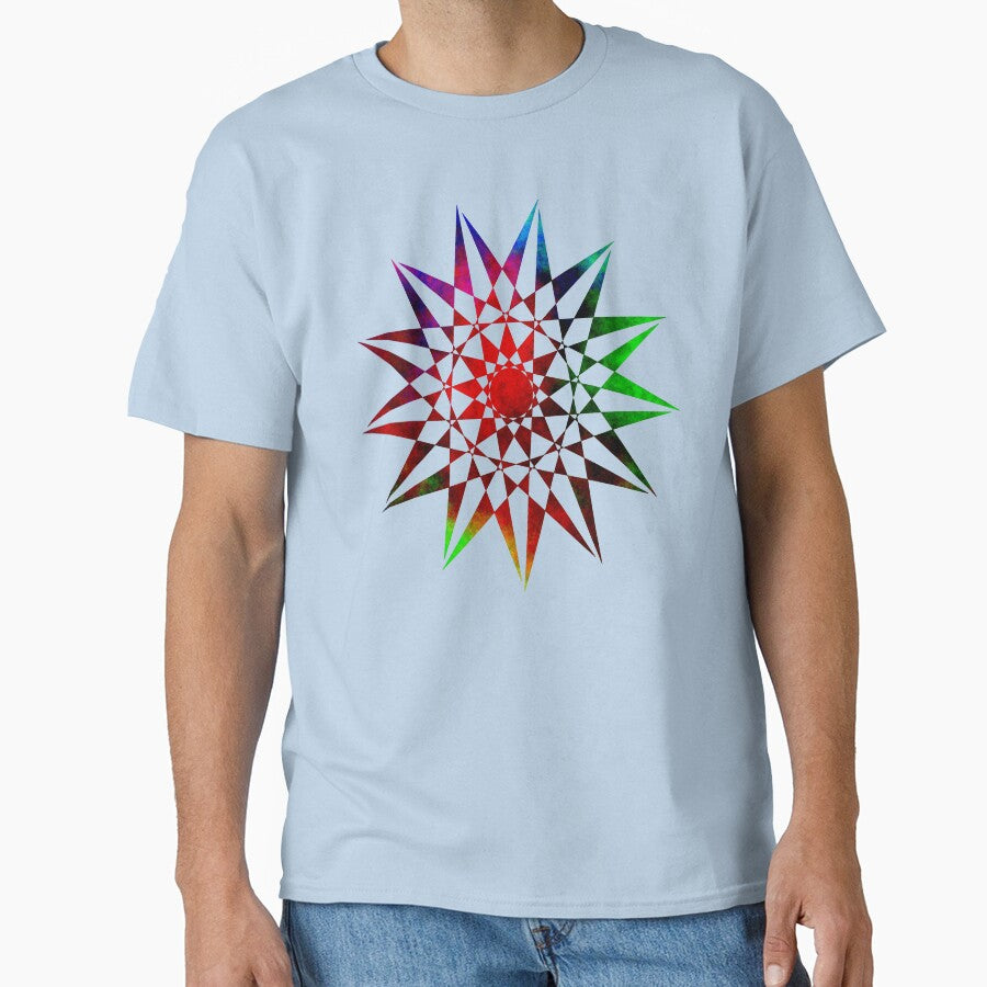 Colorful Trippy Star by Denis Marsili