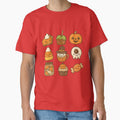 Kawaii Halloween Food Characters Cute Pastel Dessert Set by ThaiArtShop