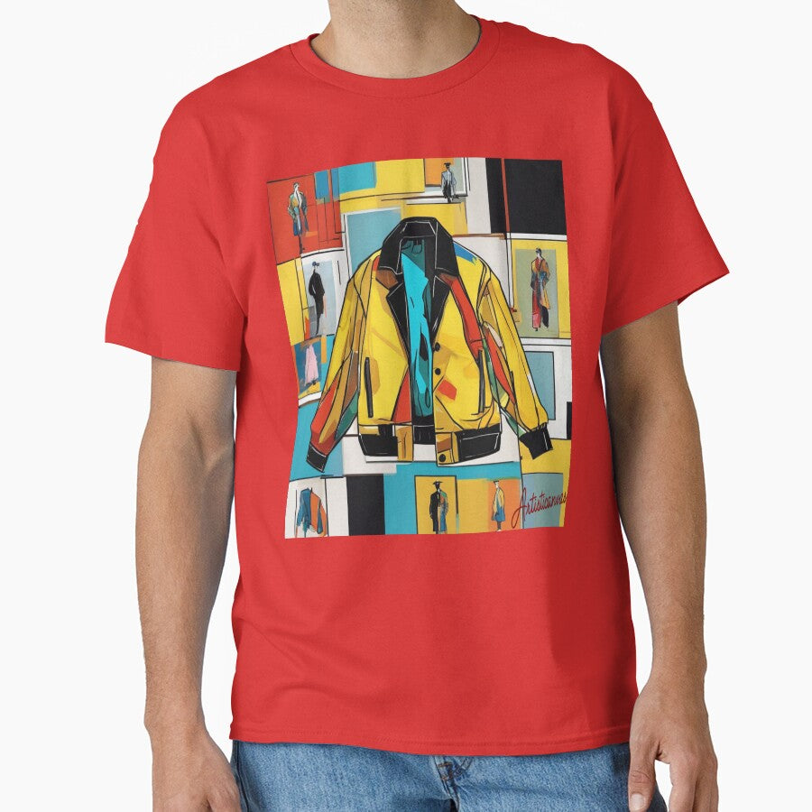 Yellow Jacket Pop Art Fashion by Artisticanvas