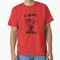 I LOVE PIZZA  Vintage Retro by teenagedust