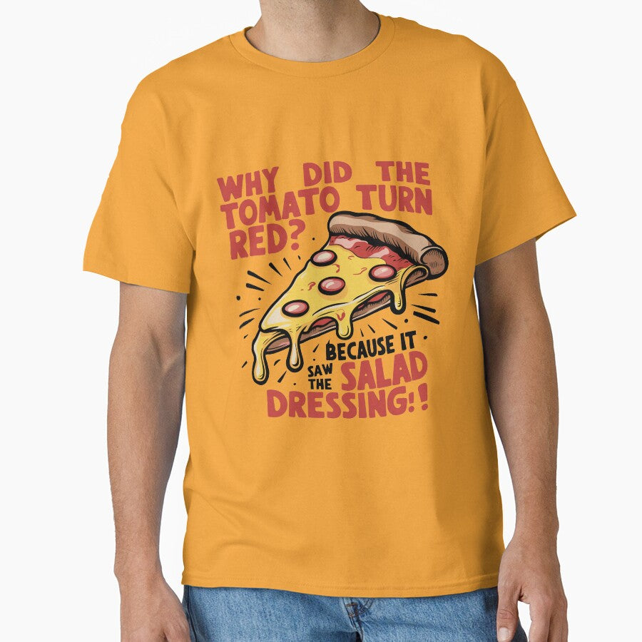 Cheesy Dad Jokes Slice of Pizza by DreamVibeShirt
