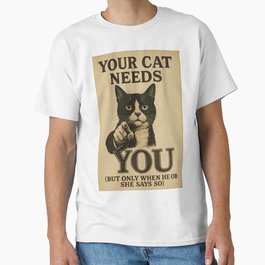 Your cat needs you! by Cattitude designs