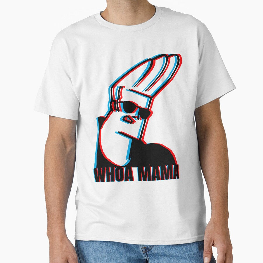 Johnny Bravo™ Whoa Mama Meme 3d Effect by sketchNkustom