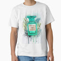 Azure Lime inspired designer fragrance art by Artfully Yours