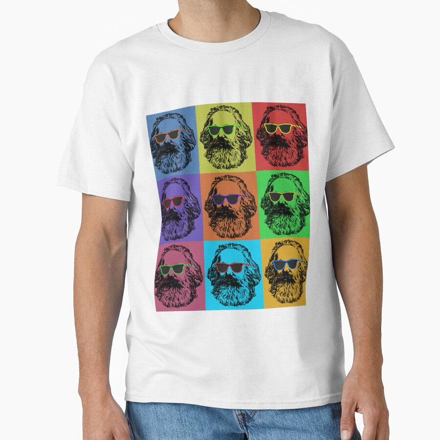 Karl Marx Pop Art - Portrait Revolutionary Retro Vintage by Provio