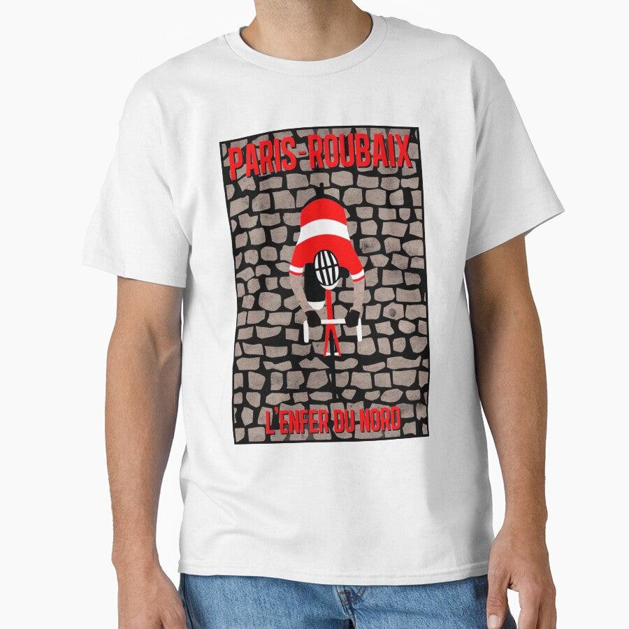 PARIS-ROUBAIX : Vintage Bike Racing Print by posterbobs