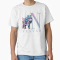 Neavah name with a cute unicorn by Lubellebubble20
