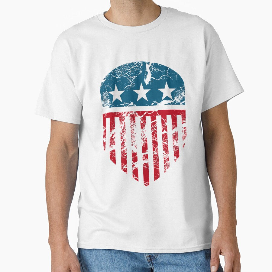 USA Flag T-Shirt for Men and Women by AllStarMerch