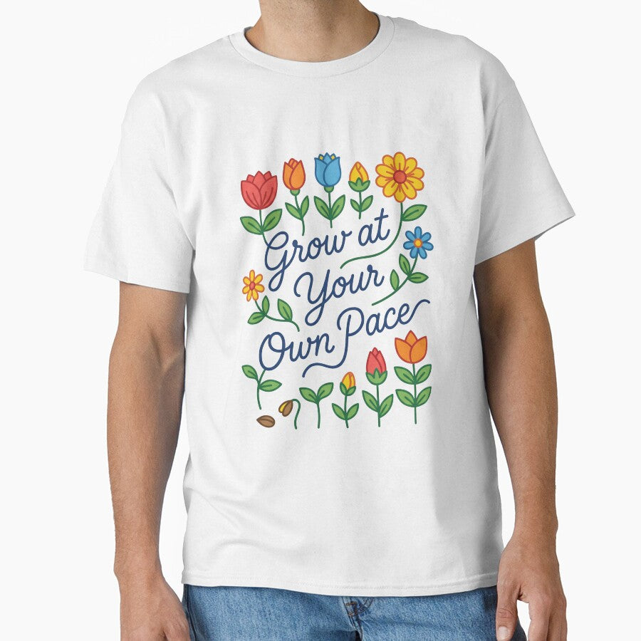 Trendy Floral Graphic Tee for Casual Style by quietvisualsco