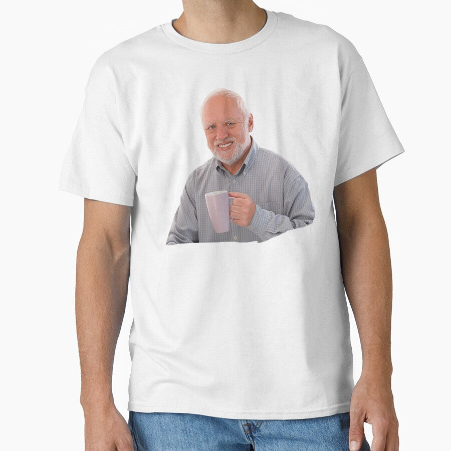Hide the Pain Harold drinking coffee by Psyche-Lab