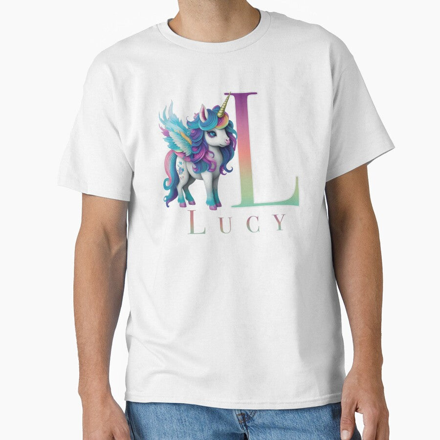 Lucy name with a cute unicorn by Lubellebubble20