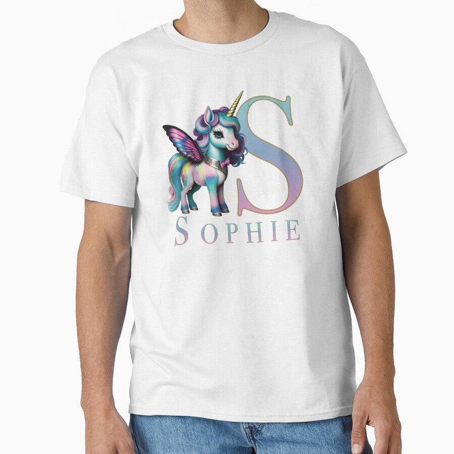 Sophie name with a cute unicorn by Lubellebubble20
