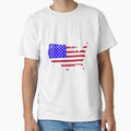 American Map T-Shirt for Men and Women by AllStarMerch