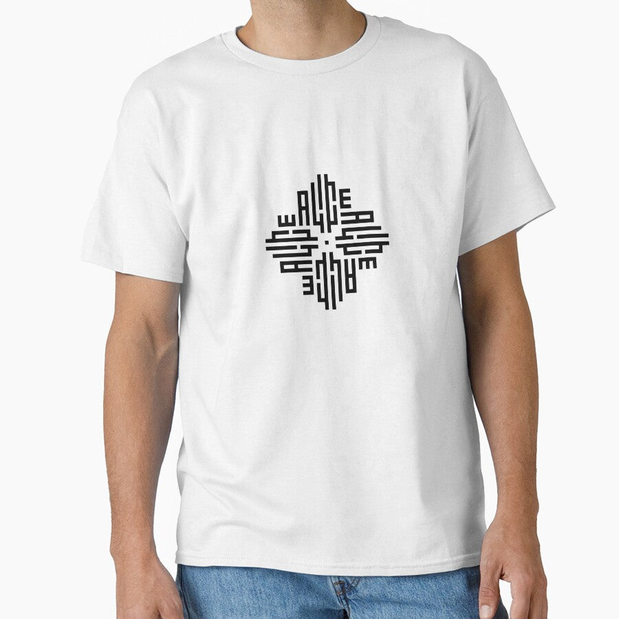 ALICE | Black  | Modern Geometric Kufi Calligraphy | From Name to Art by FOR YOUR NAME