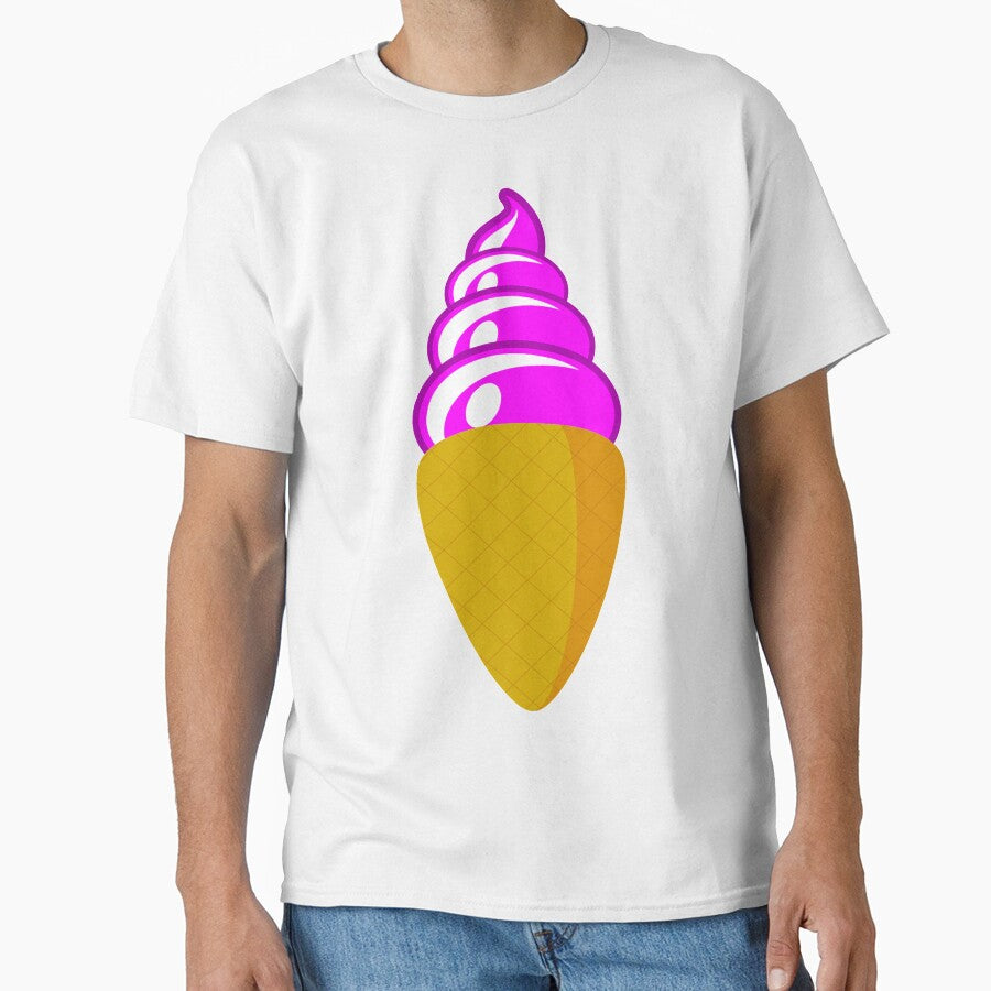 Pink Soft Ice Cream by TShirtDoctor