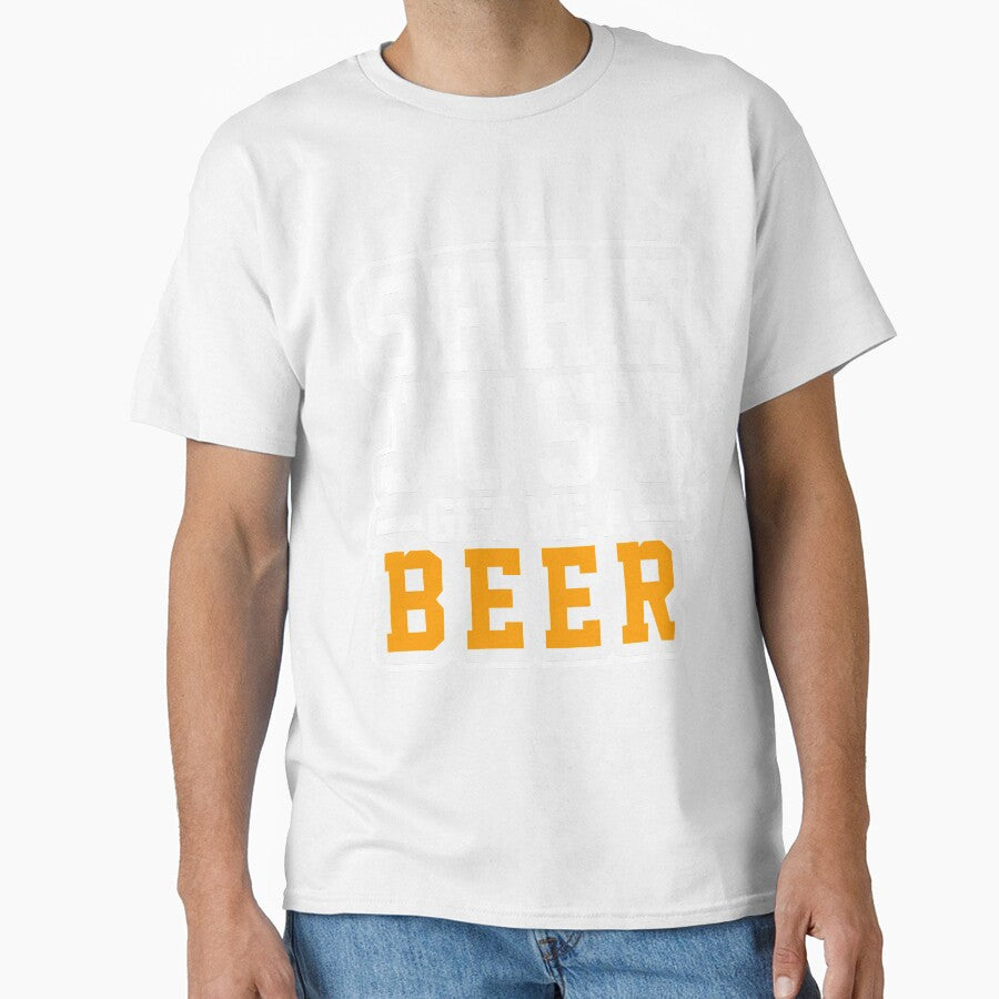 Shh Just Get Me A Beer T-Shirt for Men and Women by AllStarMerch