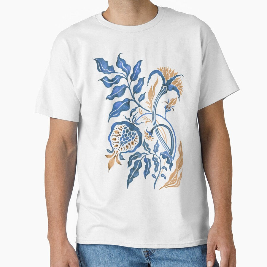 Modern Flower. Hand Drawn Floral Pattern by Katyau