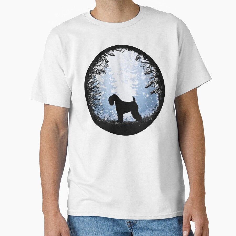 “First Snow” Soft Coated Wheaten Terrier by Spinyflowerart
