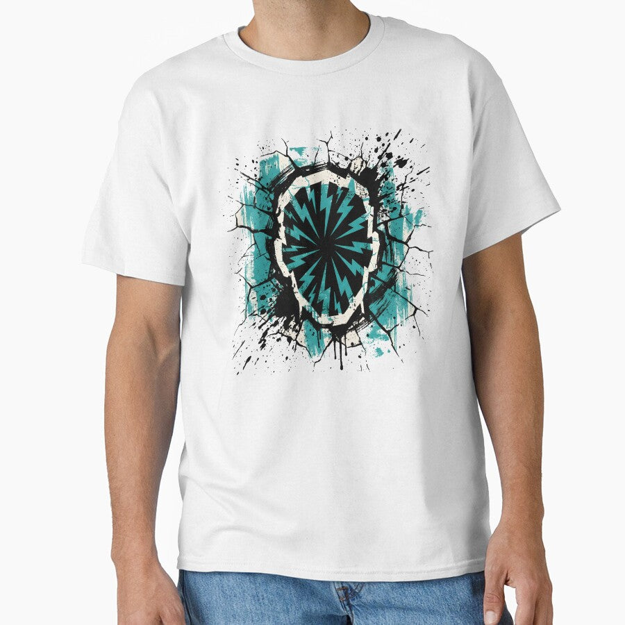 Dynamic Grunge Lightning Burst Graphic by Clay Artista