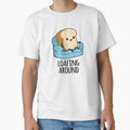 Loafing Around Funny Bread Pun by punnybone
