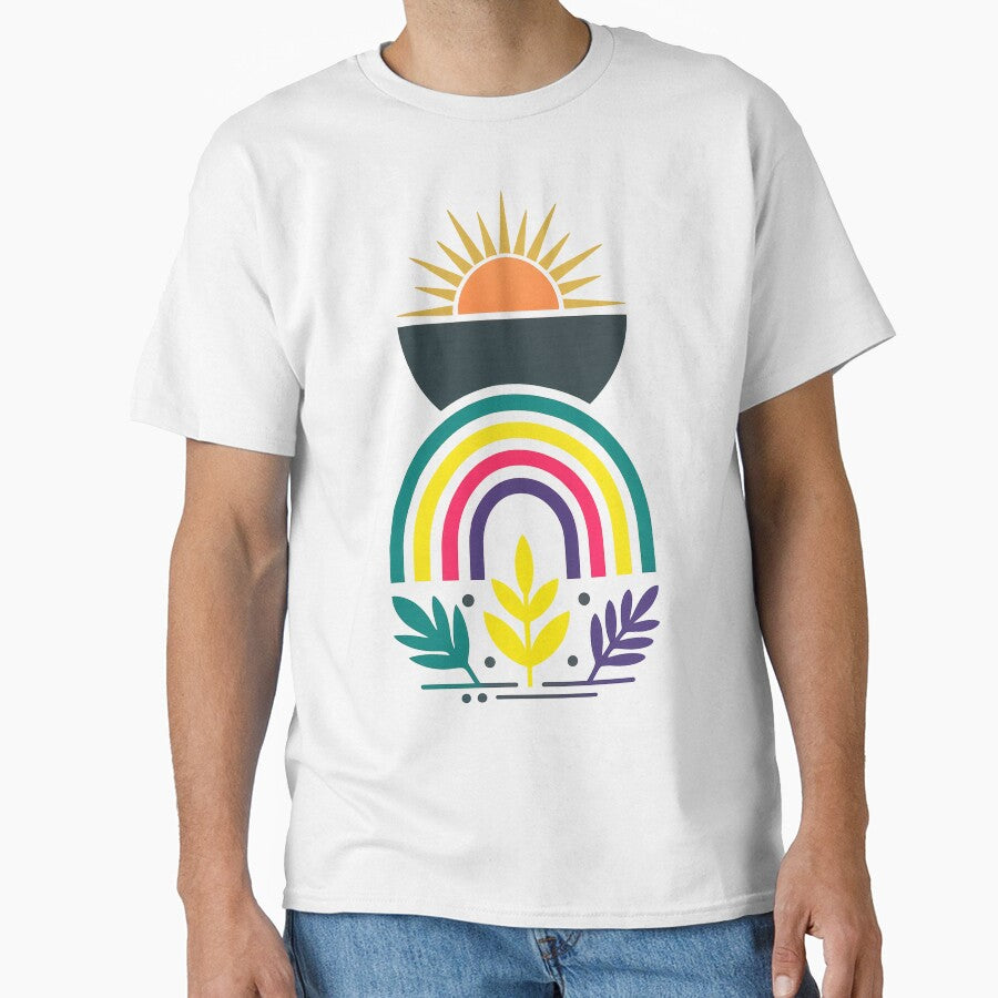 Boho Rainbow - Bohemian - Sun - Bold Design - Colourful - Nature by Deas Creations