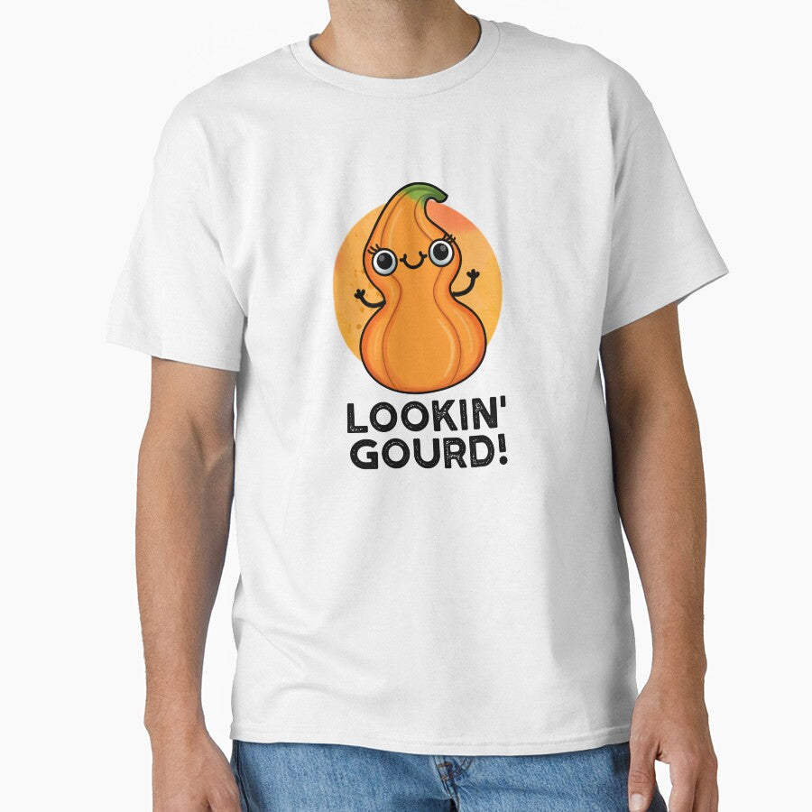 Looking Gourd Cute Veggie Pun by punnybone