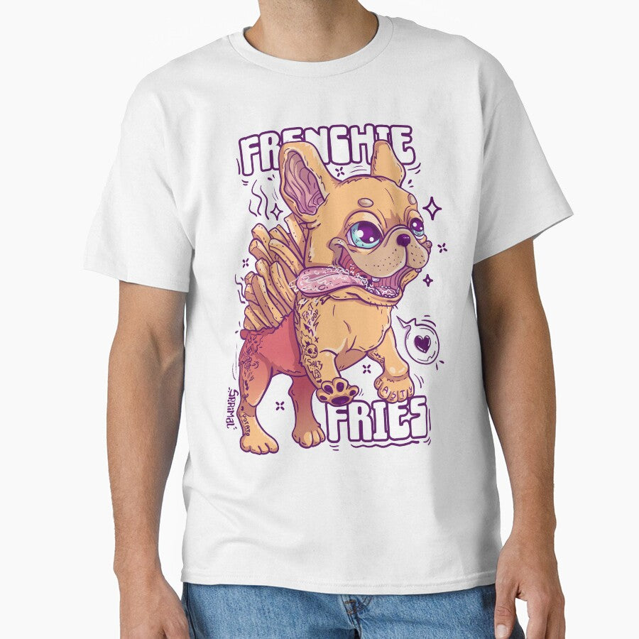 Frenchie French Fries pun Frenchie Fries by SPIRIMAL