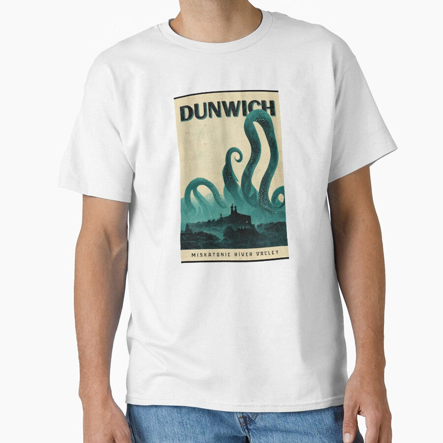 Dunwich. Vintage Lovecraftian Travel Poster by Wavesbender