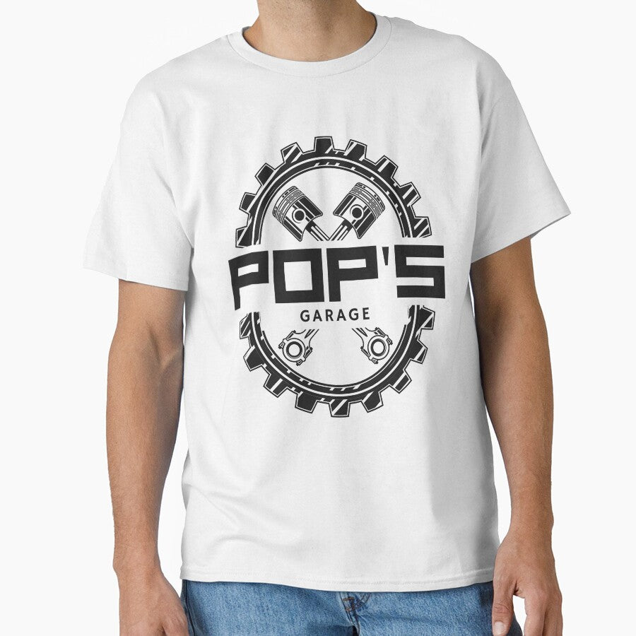 POP'S GARAGE Gear Logo by POPSGARAGE