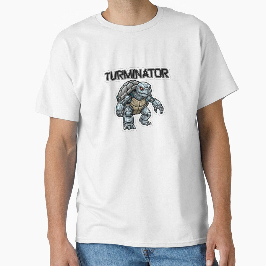 Turminator – Cyborg Turtle Action Movie Parody Sticker by Imaginarium of Chaos falcon88