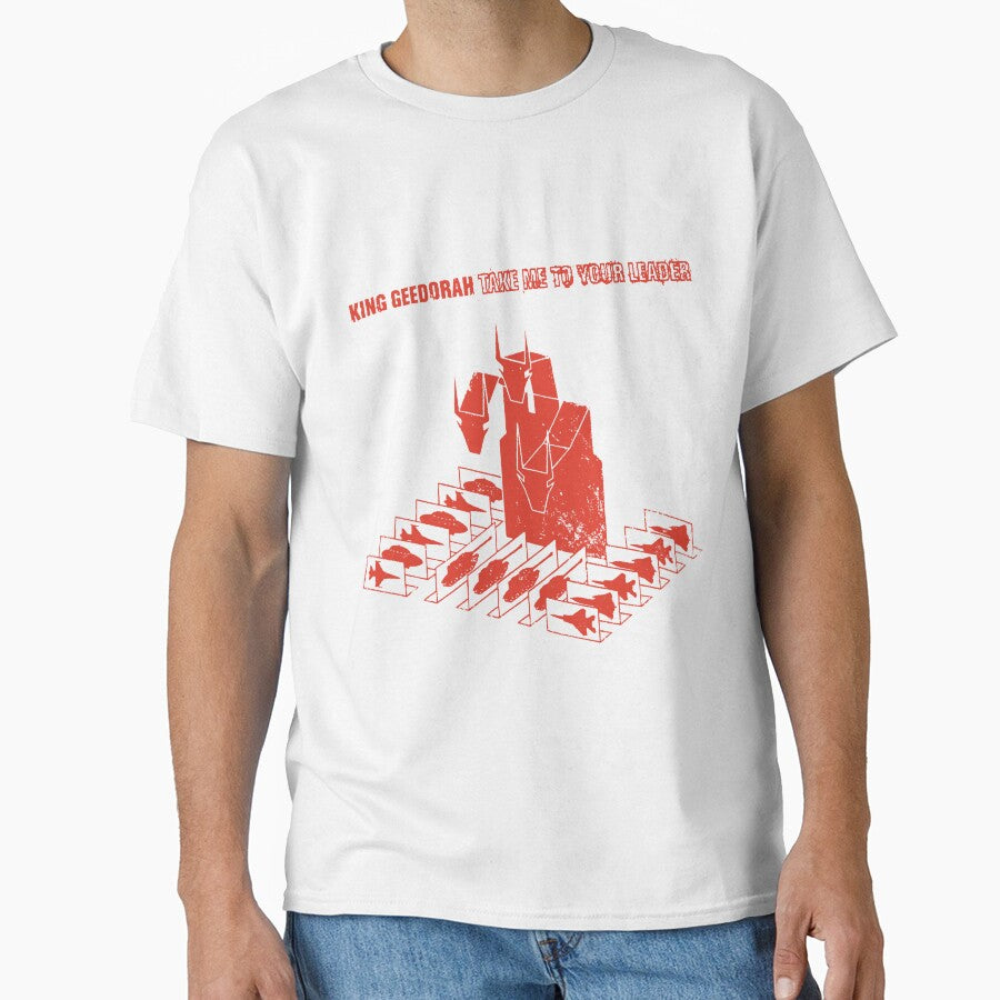 king geedorah take me to your leader (red) by Joshua-hopkins
