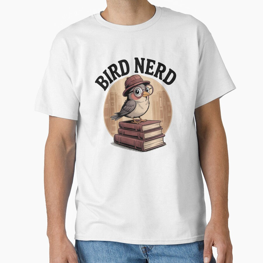 Bird Nerd | T-Shirt by NicolasGlowArt