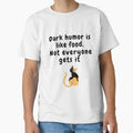 dark humor is like food not everyone gets it cat sarcastic quote [DH2] by HIPNOTIZAR  CRAFTS