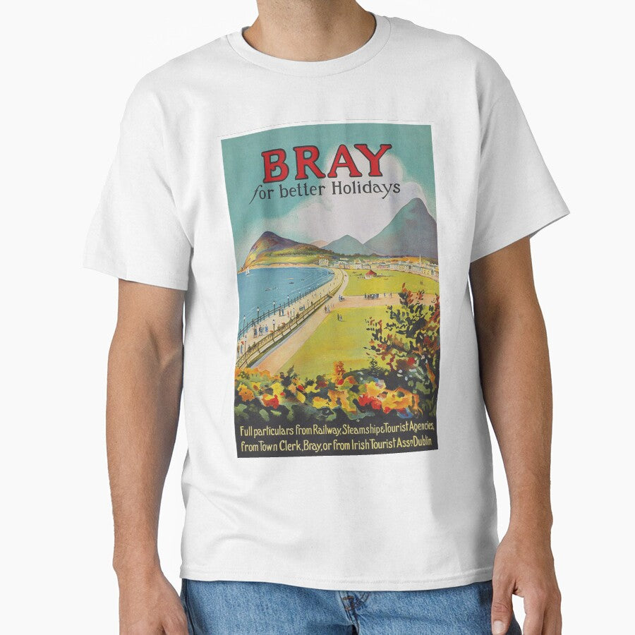 Bray Ireland Vintage Travel Poster by vintagevivian
