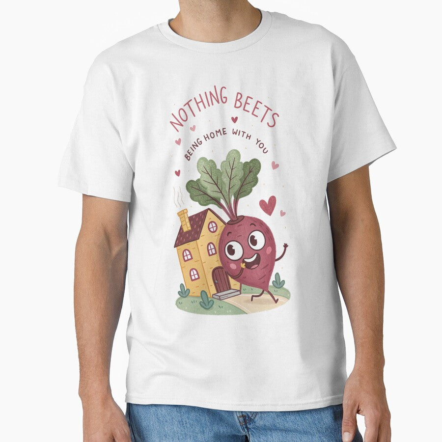Nothing Beets Being Home With You | Funny Veggie Pun Design by MagicalThreads