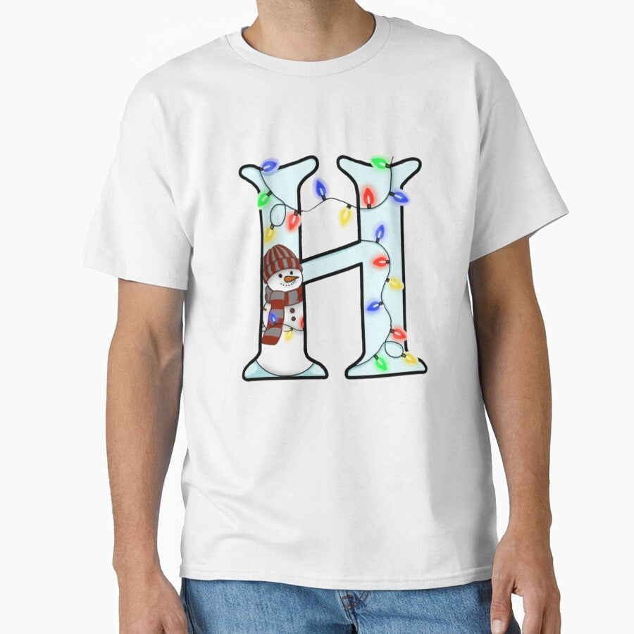 Holiday themed letter H by Artistkhg