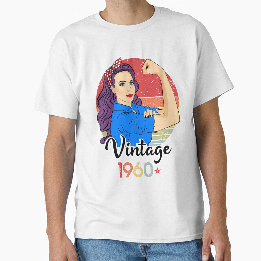 Vintage 1960 Born In 1960 Vintage 61st Birthday 61 Year Old by ZNOVANNA