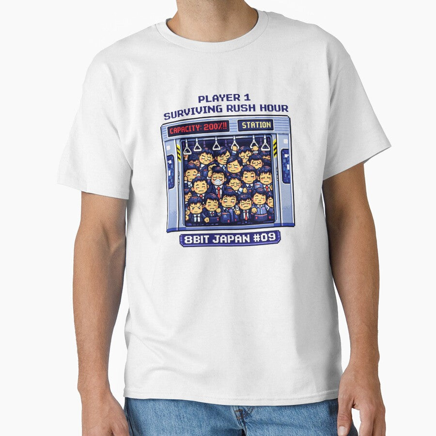 Rush Hour Pixel Train | 8BIT JAPAN Retro Game Design by maaameee