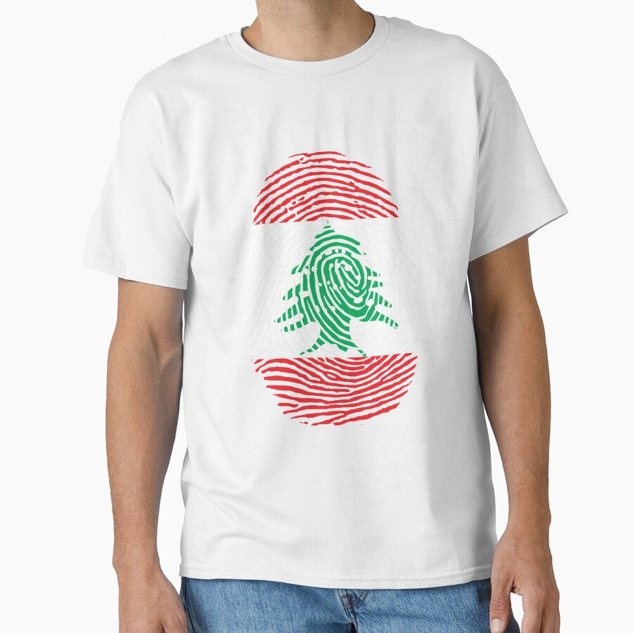 Lebanon Fingerprint In Stylish Design by ArabCorner