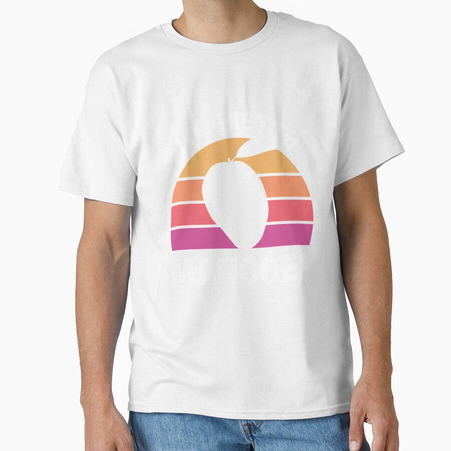 My Ghetto Mangoes - Cute and Funny Retro Sunset Design for Mango Lovers and Lovely Vegans by DouglasyReynol