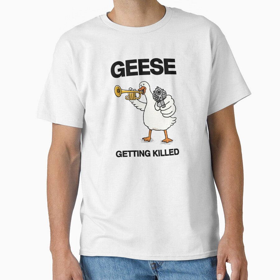 GEESE – Getting Killed (White) by moyjoystudio
