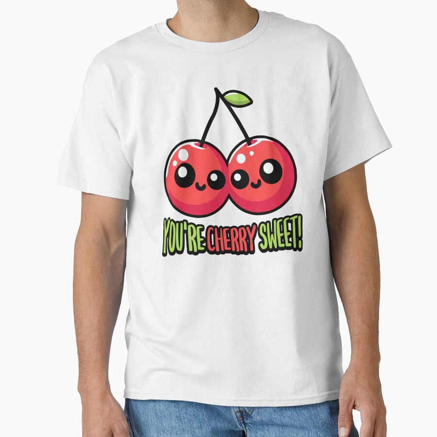 You're Cherry Sweet! Cute Cherry Pun Cartoon by PMCreative