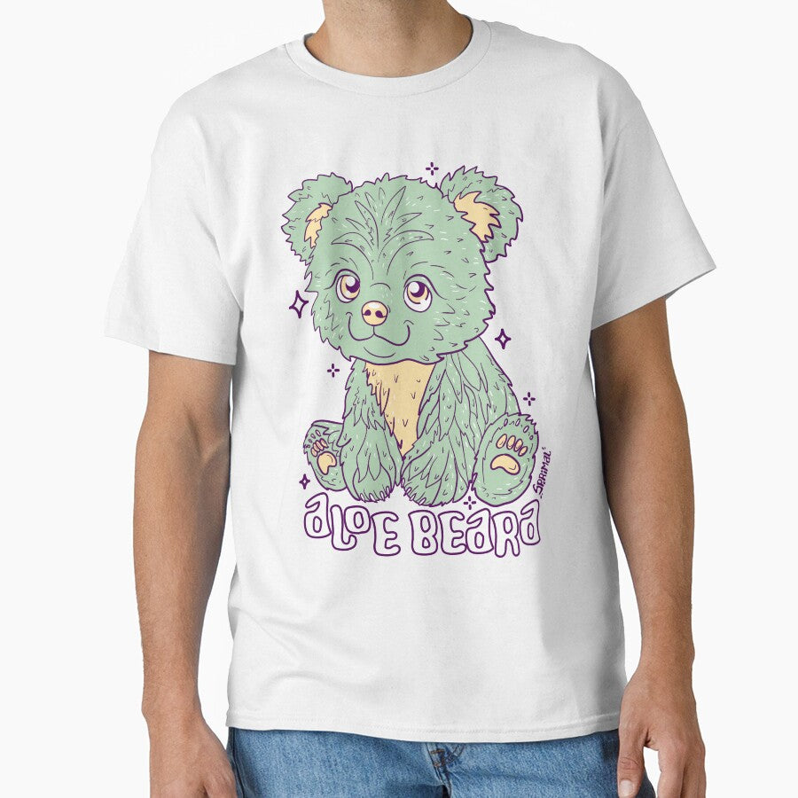 Aloe Beara - Whimsical Aloe Vera Bear Illustration by SPIRIMAL