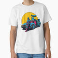 Mando & DeLorean Crossover - Retro Pop Art T-Shirt by THELOREAN