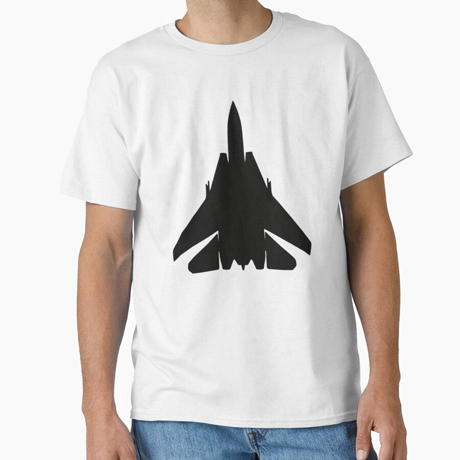 F-14 Tomcat Fighter Jet Silhouette | US Navy Carrier Aircraft Aviation Design by OFF-CTR