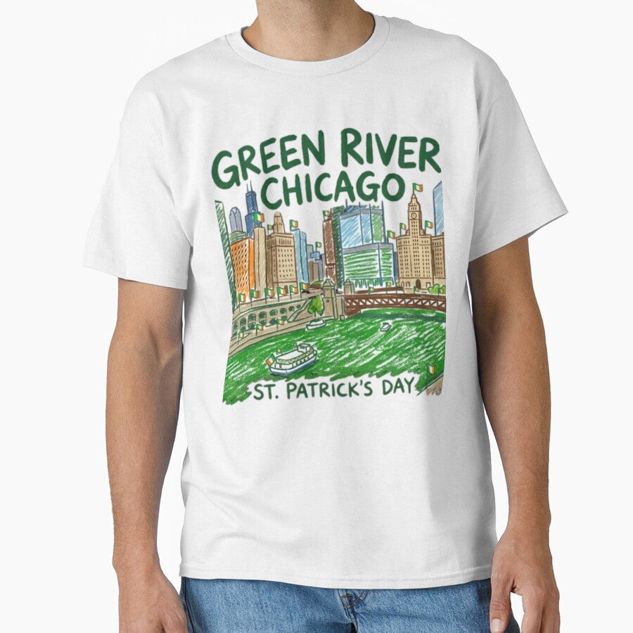 Chicago Green River St Patrick’s Day by printsDeck