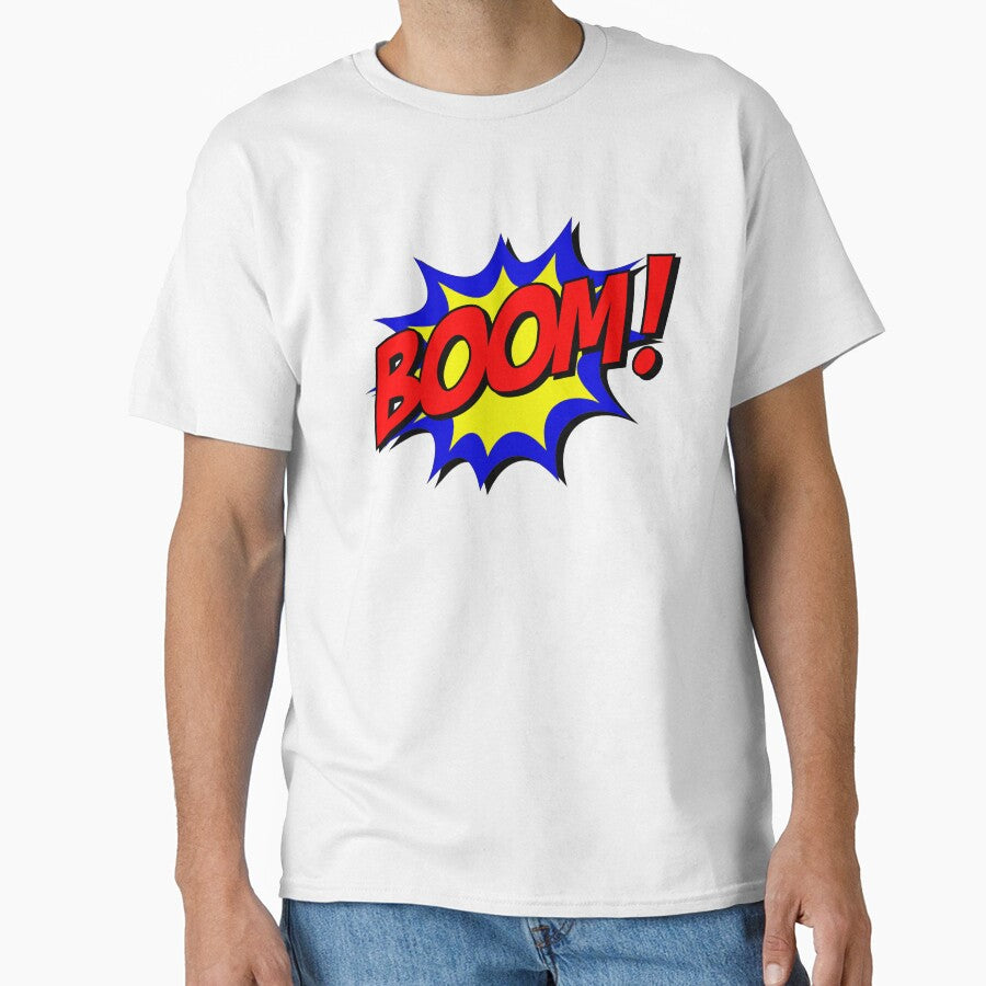 BOOM Pop Art Comics Explosion Text Superhero Vintage Gift Graphic by CLC54